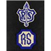 Image 1 : 2 Vintage Cloth Patch 1940's-50's North Vancouer School