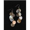 Image 1 : Nice Pair of MCM Silver Mother of Pearl Earrings