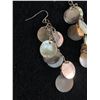 Image 2 : Nice Pair of MCM Silver Mother of Pearl Earrings