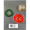 Image 1 : New Glass Fashion Bracelet & Fashion Bangle (Retails $189.00)