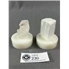 Image 1 : Clear Quartz Rough (Retails $280.00) & 2" Raw Selenite