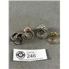 Image 2 : Lot of 4 Vintage Rhinestone Rings