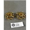 Image 2 : Large Pair of Vintage Rhinestone Earrings