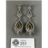 Image 2 : Lovely Long Rhinestone Dangle Earrings