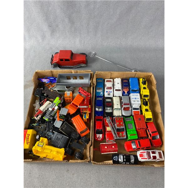 Assorted Die-cast Collectibles - Majorette, Hot wheels, Matchbox & More Plus Misc. Toy Parts Etc.