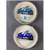 Image 1 : 2 Vintage GM Ceramic Ash Trays. Approx. 7" Diam