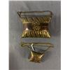 Image 1 : 2 Interesting Vintage Brass & Copper Metal Pillow Purses. 7" x 5" & 3" x 3"