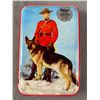 Image 1 : Vintage 6" x 8.5"  "Canadian Mountie On Guard" Riley's Toffee Tin