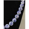 Image 2 : Vintage Asian Glass Beads Knotted Necklace.  Approx. 24" L
