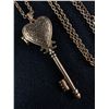 Image 2 : Key Locket Necklace with Chain