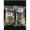 Image 2 : 2 Bags of Costume Jewelry &  Parts