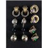 Image 1 : Lot of Vintage Pairs of Clip on Earrings