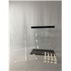 Image 1 : 3 Acrylic Jewelry Display Holders For Rings, Bracelets, Necklaces & More Tallest Is 16" & Double Sid