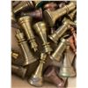 Image 2 : Metal Brass & Copper (?)  Chess Game Pieces.