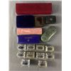 Image 1 : Lot Of Assorted Empty Jewel Boxes & Acrylic Velvet Lined Ring Boxes
