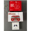 Image 1 : NIB- Blaro Wireless Headphones, Coca-Cola "Vintage Radio" & Tranya T20 Wireless Earbuds