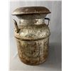 Image 3 : Vintage Metal Milk Tin w/ Lid. Approx. 14" H