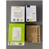 Image 1 : NIB - Wemo Wi-Fi Smart Dimmer, Toilet Brush, Insignia Car Device Charger & Wireless Ear Buds