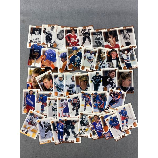 1999 UD Wayne Gretzky Living Legends Set 1-45