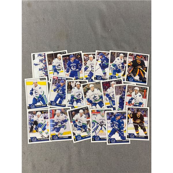 Lot Of 20 2016-17 OPC Canucks Cards