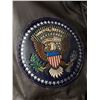 Image 2 : Vintage Size 44 US Army Air Force Brown Leather Bomber Jacket w/ Patches