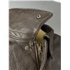 Image 2 : Vintage Size 60L US Air Force Brown Leather Bomber Jacket