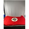 Image 1 : German Flag w/ Authentic German Swastika Center Sewn On To Red Material