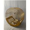 Image 1 : Vintage "Hendryx" Round Bird Cag Approx. 16" x 16.5"