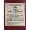 Image 2 : Vintage Permissible Gas Mask For Ammonia In Original Metal Box