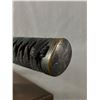 Image 2 : Katana Sword w/ Braided Tsuka On Wood Display Stand. Approx. 18.5" L