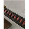 Image 3 : Katana Sword w/ Braided Tsuka On Wood Display Stand. Approx. 18.5" L