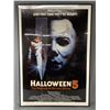Image 1 : Framed Authentic 1989 "Halloween 5: The Revenge Of Michael Myers" Movie Theatre Sheet Poster. Retail