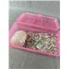 Image 1 : Lot Of Vintage Chandelier Glass Light Parts
