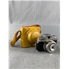Image 1 : Vintage Mini Camera w/ Case. Made In Japan. Approx. 3" Across