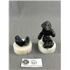Image 1 : Inuksuk Art (Splashing Whale. Retail $180.00) & Inuksuk Black Natural Agate Art (Retail $280.00)