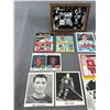 Image 2 : Lot Of 10 Misc. Vintage Sports Cards Etc. & Small Framed Beatles Picture
