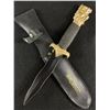 Image 1 : JIN "The Best Defense" 440 Stainless Knife w/ Ornate Designed Handle