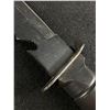 Image 8 : 12" Stainless Steel Taiwan Survival Knife w/ Sharpening Stone & Throwing Knife.