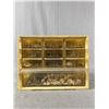 Image 1 : Vintage Multi-Drawer Compartment Box w/Contents. Approx. 10" x 6" x 7"