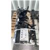 Image 1 : MINI EXCAVATOR ATTACHMENT SET INCLUDES: 200MM BUCKET, 500MM BUCKET, 800MM BUCKET, QUICK HITCH,