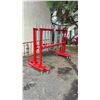 Image 1 : 3 METAL 76"W X 56"H MOBILE ADJUSTABLE INDUSTRIAL CORD RACKING SYSTEMS