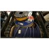 Image 2 : PLASTIC CRATE OF COMMERCIAL PRODUCTION BUNGEE CORD, & PLASTIC CRATE OF TAPE / TENNIS BALLS