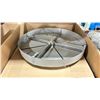 Image 2 : BOX OF PRICE COMMERCIAL 20" ROUND ADJUSTABLE VENTING BAFFLES
