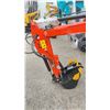 Image 2 : AGT INDUSTRIAL NT18K 2024 ORANGE 15 HP RUBBER TRACK MINI EXCAVATOR WITH ATTACHED 0.025M CUBED