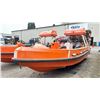 Image 2 : 2008 FR FASSMER FAST RESCUE BOAT, FRR 6.1, ORANGE,  VIN 0625558