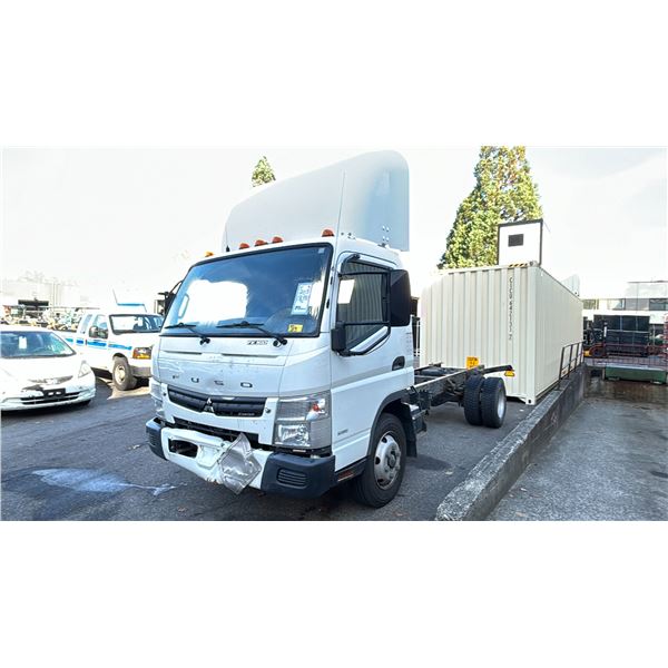 2013 MITSUBISHI FUSO FE160 WHITE VIN JL6BNE1A1DK009306
