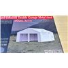 Image 3 : ALLMETAL K2119 UNUSED 23' X 22' STEEL METAL OUTDOOR INDUSTRIAL DOUBLE CAR GARAGE / SHED *IN CRATE*
