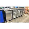 Image 1 : STEELMAN 18 DRAWER/ 2 CABINETS STEEL FRONT 10' WORK BENCH