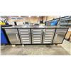 Image 2 : STEELMAN 18 DRAWER/ 2 CABINETS STEEL FRONT 10' WORK BENCH