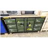 Image 2 : STEELMAN 6 DRAWER/2 DOOR CENTER CABINET MILITARY GREEN 6.5' WORK BENCH